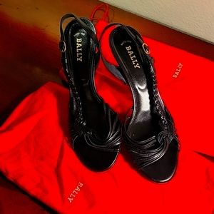 Bally High Heel | Black 8cm /  10.5 / 41 | Made in Italy